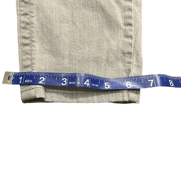 Seven7 Womens Mid Rise Skinny tummyless Jeans Light grey Size 12 !! - Picture 9 of 13
